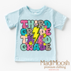 Third Grade Lightning Bolt Back To School Shirt - School Shirt by Madi Moosh