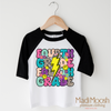 Fourth Grade Lightning Bolt Back To School Shirt - School Shirt by Madi Moosh