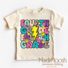 Fourth Grade Lightning Bolt Back To School Shirt - School Shirt by Madi Moosh