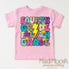 Fourth Grade Lightning Bolt Back To School Shirt - School Shirt by Madi Moosh