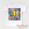 Fourth Grade Lightning Bolt Back To School Shirt - School Shirt by Madi Moosh