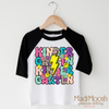 Kindergarten Lightning Bolt Back To School Shirt - School Shirt by Madi Moosh