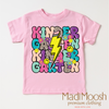 Kindergarten Lightning Bolt Back To School Shirt - School Shirt by Madi Moosh