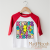 Kindergarten Lightning Bolt Back To School Shirt - School Shirt by Madi Moosh