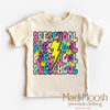 Preschool Lightning Bolt Back To School Shirt - School Shirt by Madi Moosh