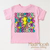 Preschool Lightning Bolt Back To School Shirt - School Shirt by Madi Moosh