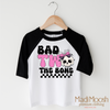 Bad Two The Bone Birthday Shirt - Halloween Shirt by Madi Moosh