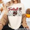 Football Mom Tee - Printed On Comfort Colors by Madi Moosh
