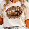 Touchdown Season Tee - Printed On Comfort Colors by Madi Moosh