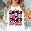 Mama Mama Mama Lightning Bolt Tee - Printed On Comfort Color by Madi Moosh