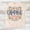 Camping Crew Tee - Printed On Comfort Colors by Madi Moosh