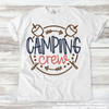Camping Crew Tee - Printed On Comfort Colors by Madi Moosh
