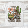 Raised On 90's Country Tee - Printed On Comfort Colors by Madi Moosh