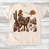 Cowgirl Sunset Western Tee - Printed On Comfort Colors by Madi Moosh