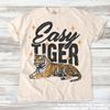 Retro Easy Tiger Shirt - Printed On Comfort Colors by Madi Moosh