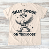 Retro Western Silly Goose On The Loose Shirt - Printed On Comfort Colors by Madi Moosh