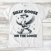 Retro Western Silly Goose On The Loose Shirt - Printed On Comfort Colors by Madi Moosh
