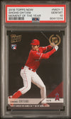 Graded 2018 Topps Now Shohei Ohtani #MOY-1 Moment of the Year Rookie RC Baseball Card PSA 10 Gem Mint