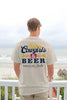 COWGIRLS and BEER - WISP - Men's Short Sleeve Tee - #SIMPLYSOUTHERN by DoodleBug's