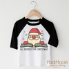 All Booked Santa Christmas Shirt - Christmas Tee by Madi Moosh