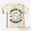 I Found This Humerus Shirt - Halloween Shirt by Madi Moosh