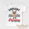 Coolest Reindeer At The Pole Christmas Shirt - Christmas Tee by Madi Moosh