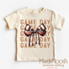 Football and Bows Game Day Shirt - Football Tee by Madi Moosh