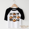 Pumpkin And Bows Fall Shirt - Halloween Tee by Madi Moosh