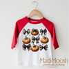 Pumpkin And Bows Fall Shirt - Halloween Tee by Madi Moosh