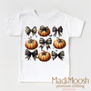 Pumpkin And Bows Fall Shirt - Halloween Tee by Madi Moosh