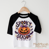 Spooky Season Pumpkin Shirt - Halloween Shirt by Madi Moosh