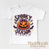 Spooky Season Pumpkin Shirt - Halloween Shirt by Madi Moosh