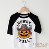 Howdy Y'all Fall Pumpkin Shirt - Halloween Tee by Madi Moosh