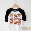 Football And Bows Coquette Shirt - Football Tee by Madi Moosh