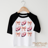 Football And Bows Shirt - Football Tee by Madi Moosh