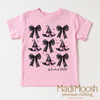 Witch Hats And Bows Halloween Shirt - Halloween Tee by Madi Moosh