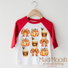 Pumpkins, Latte, and Bows Fall Shirt - Fall Tee by Madi Moosh