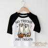 No Tricks Just Treats Halloween Shirt - Cute Halloween Tee by Madi Moosh