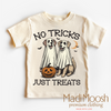 No Tricks Just Treats Halloween Shirt - Cute Halloween Tee by Madi Moosh