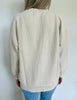 Moonbeam Oversized Corded Crew by Ivy + Cloth