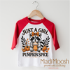 Just A Girl Who Loves Pumpkin Spice Shirt - Fall Tee by Madi Moosh