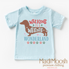 Walking Through A Weenie Wonderland Shirt - Dachshund Christmas Tee by Madi Moosh