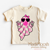 Cute Ghost Blowing Bubbles Halloween Shirt - Cute Halloween Tee by Madi Moosh