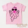 Cute Ghost Blowing Bubbles Halloween Shirt - Cute Halloween Tee by Madi Moosh