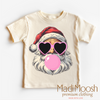 Santa Claus Blowing Bubbles Christmas Shirt - Christmas Tee by Madi Moosh