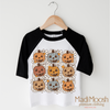 Retro Fall Shirt - Jack-O-Lantern Tee by Madi Moosh