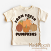 Farm Fresh Pumpkins Fall Shirt - Autumn Tee by Madi Moosh