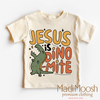 Jesus Is Dinomite Christian Shirt - Dinosaur Tee by Madi Moosh