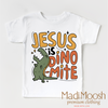 Jesus Is Dinomite Christian Shirt - Dinosaur Tee by Madi Moosh