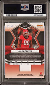 Graded 2023 Panini Mosaic Draft Picks Jalen Carter #27 Purple Mosaic Rookie RC Football Card PSA 10